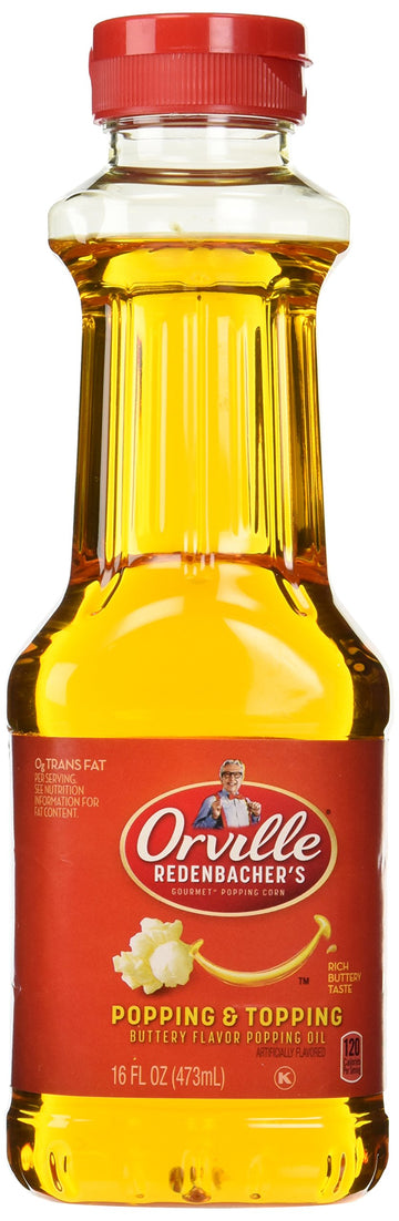 Orville Redenbacher'S Butter Flavored Popping Oil, 16 Oz., (Pack Of 2)