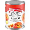 Duncan Hines Wilderness Peach Pie Filling and Topping, Thanksgiving Baking, 21 oz. (Pack of 8)
