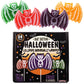 Sweetzo Bat Halloween Tattoo Lollipops - Individually Wrapped Suckers, 24 Count, Medium Size, Perfect for Trick or Treat Goodie Bags