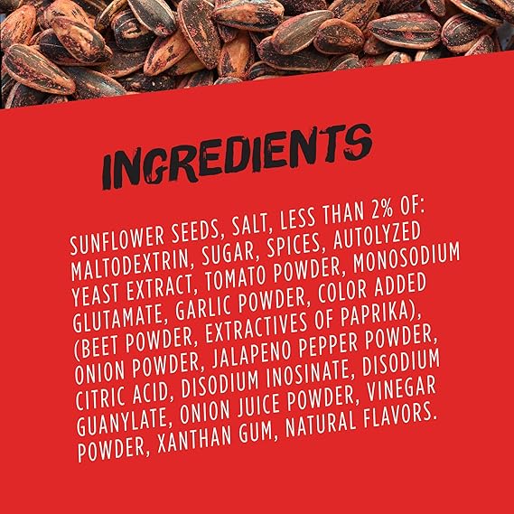 BIGS Sunflower Seeds, Fire Flavor, Easter Basket Stuffer for Sports Fans, 5.35 oz.