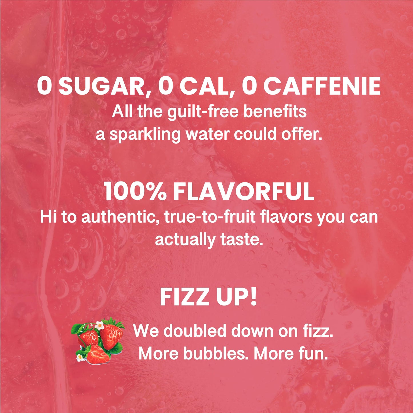 CHI FOREST Strawberry Sparkling Water Beverage  Zero Sugar Drinks  Zero Artificial Flavor  11.16 fl oz Cans (Pack of 24)