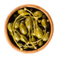 Sanniti Spanish Caperberries (Caper Berries) in Vinegar and Salt Brine - 33.5 oz