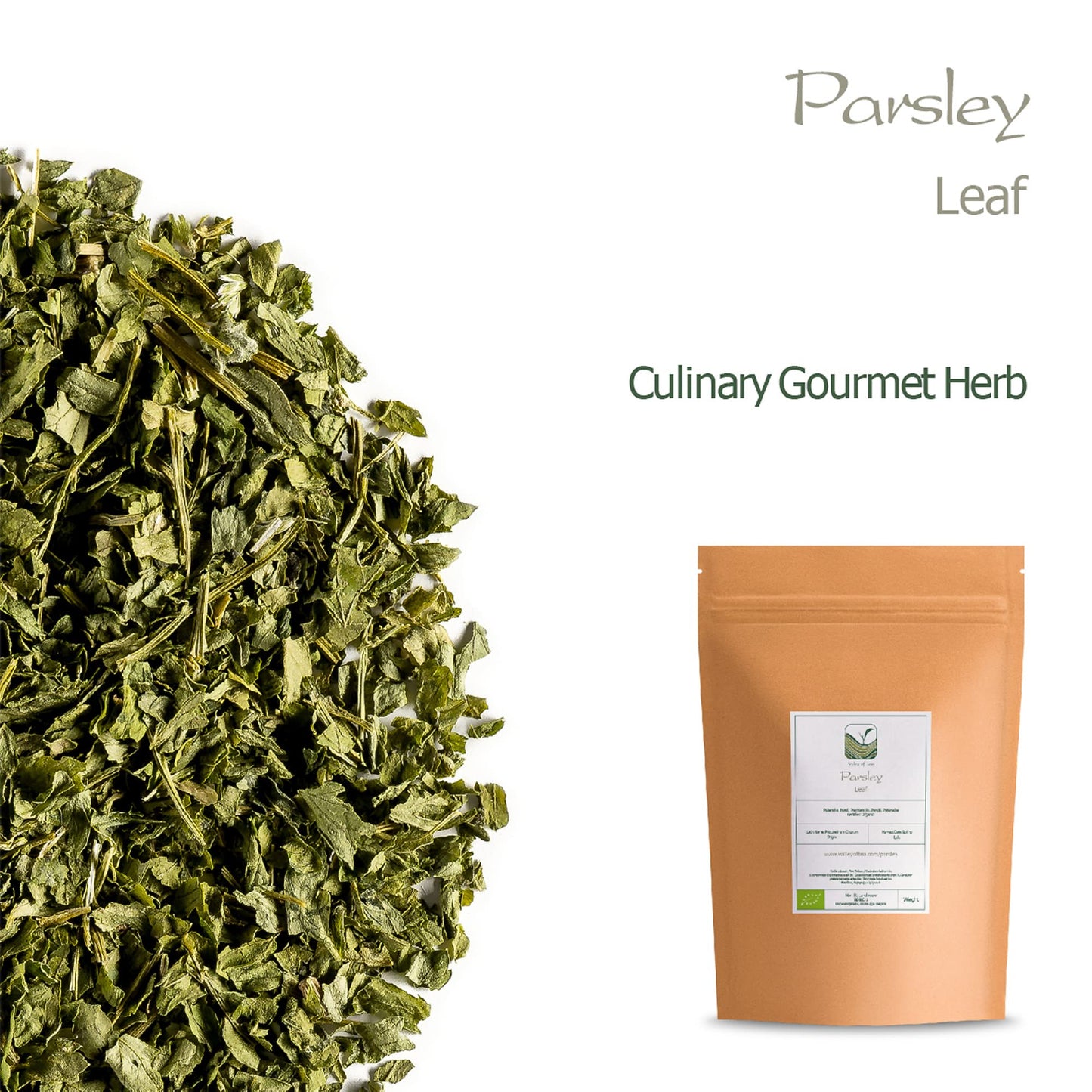 Parsley Organic Seasoning Spice - Perfect As Garnish - Petroselinum Crispum - Parseley Parsely Organic Parlsey Parslehy Parsley