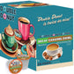 Double Donut Coffee Decaf Flavored Coffee Pods, Caramel Swirl, 20 Count for Keurig K Cups