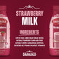Darigold Strawberry Low Fat Milk, 1% Shelf Stable, 14 Fl Oz, Pack of 12