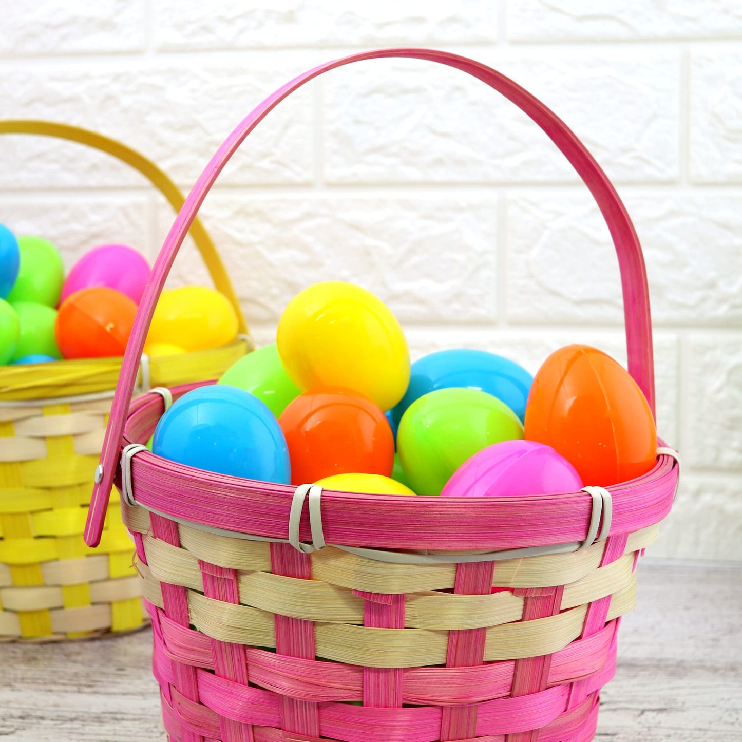 Bulk Plastic Candy Filled Easter Eggs With Jelly Beans And Stickers, Basket Stuffers, Assorted Bag Of 45 (Bag Of 45)