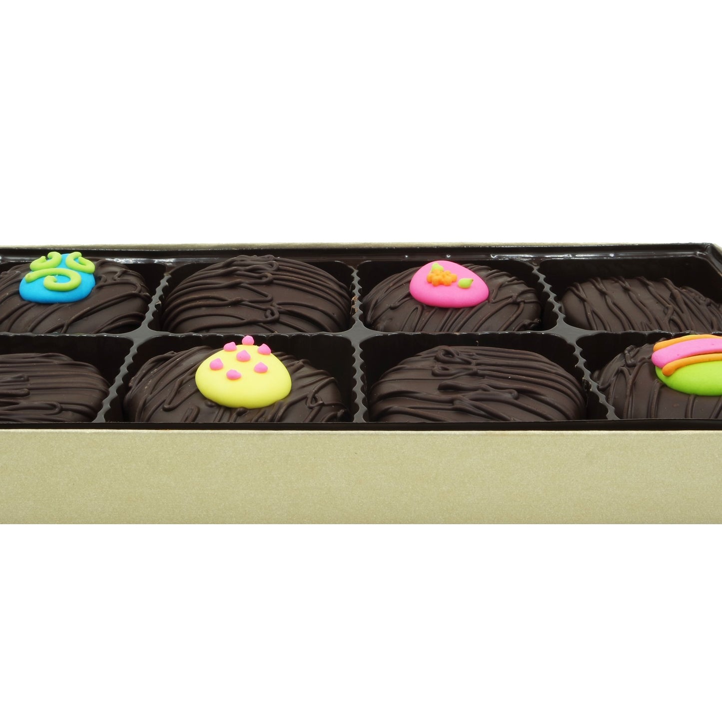Philadelphia Candies Dark Chocolate Covered OREO Cookies Easter Egg Assortment 8 Ounce