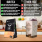 REVIVAL TEA COMPANY Ginger Peach Tea - Black Tea Blend with Ginger Spice and Peach Pieces - Loose Leaf 6 Ounces