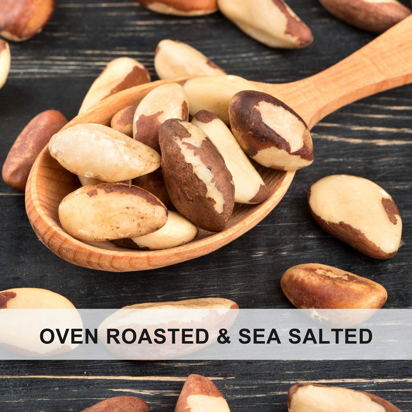 It's Just - Brazil Nuts, 2lbs, Product of Peru, Roasted & Salted, Packaged in USA (Roasted/Sea Salted, 2 Pound (Pack of 1))