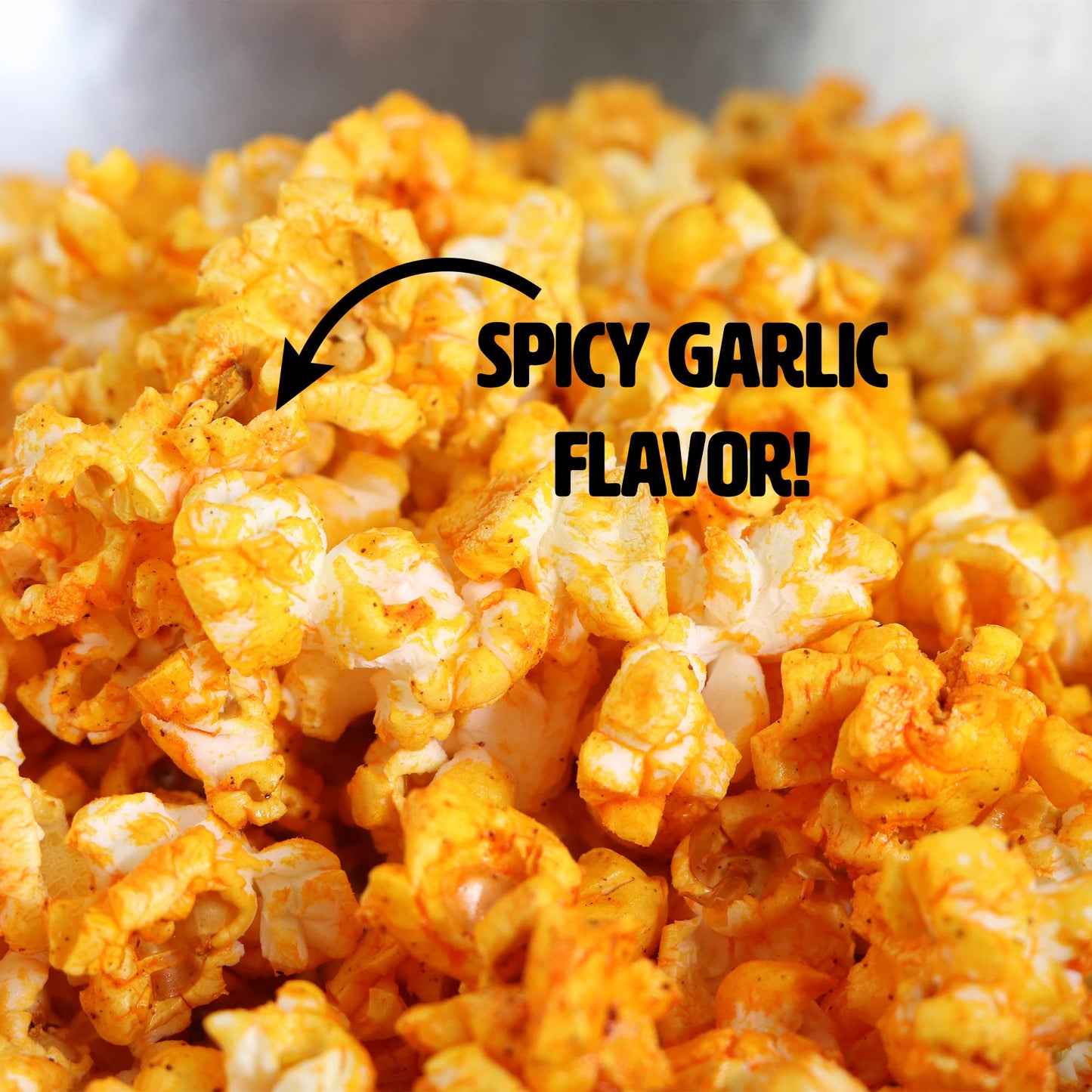 ASS KICKIN Popcorn from Hell - 6 Bags Ultimate Spicy Garlic Gourmet Snack