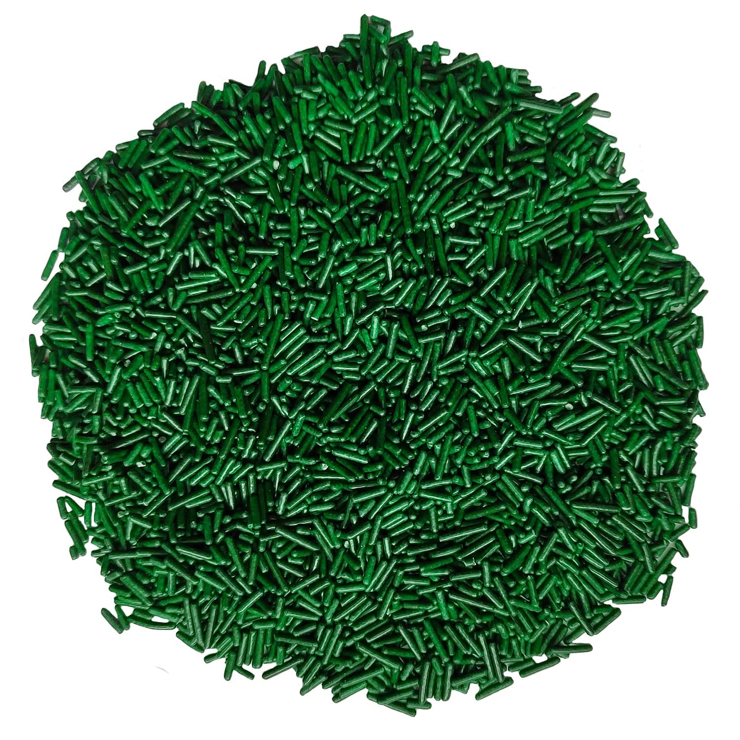 Homankit Green Jimmies Sprinkles Edible White Sprinkle Candy Soft Jimmies Toppings For Ice Cream, Cupcake, Cake, Cookie, Dessert