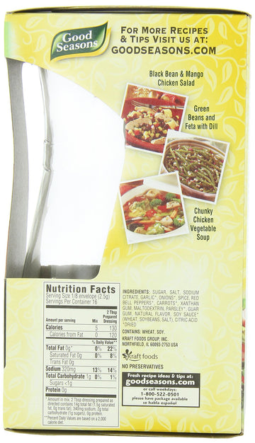 Good Seasons Salad Dressing & Recipe Kit, Cruet with 2-Count Italian Dressing Mix (Pack of 2),0.7 Ounce (Pack of 2)
