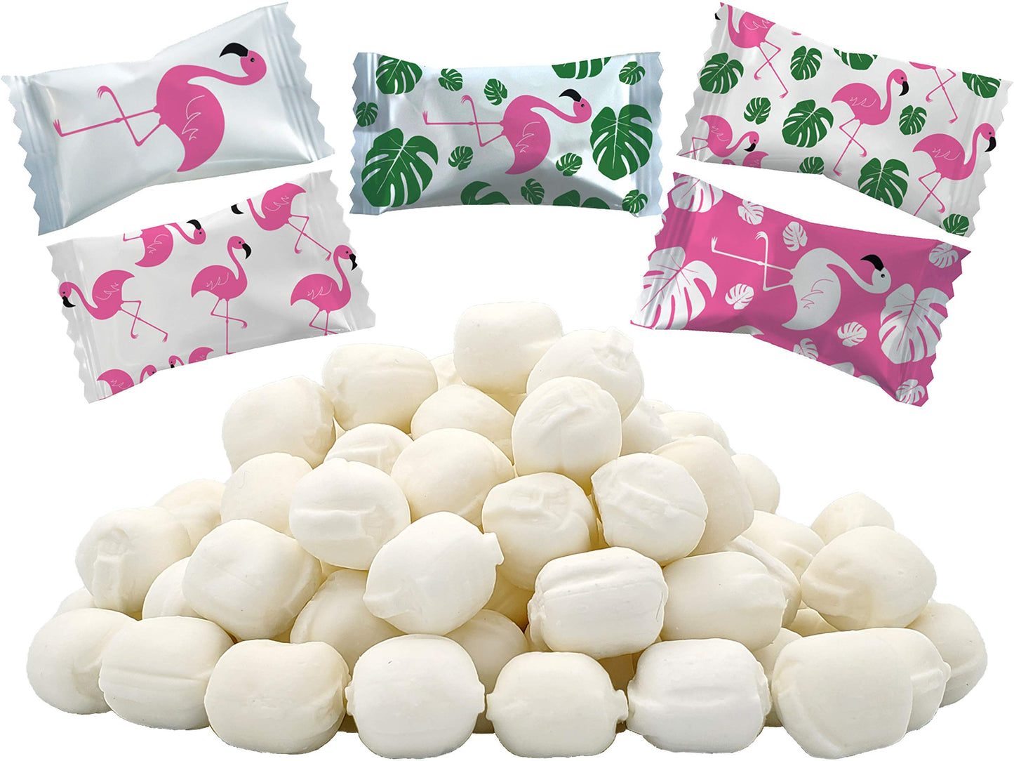 The Dreidel Company Buttermints, Fat-Free Mint Candies, 110 Count, Individually Wrapped, White