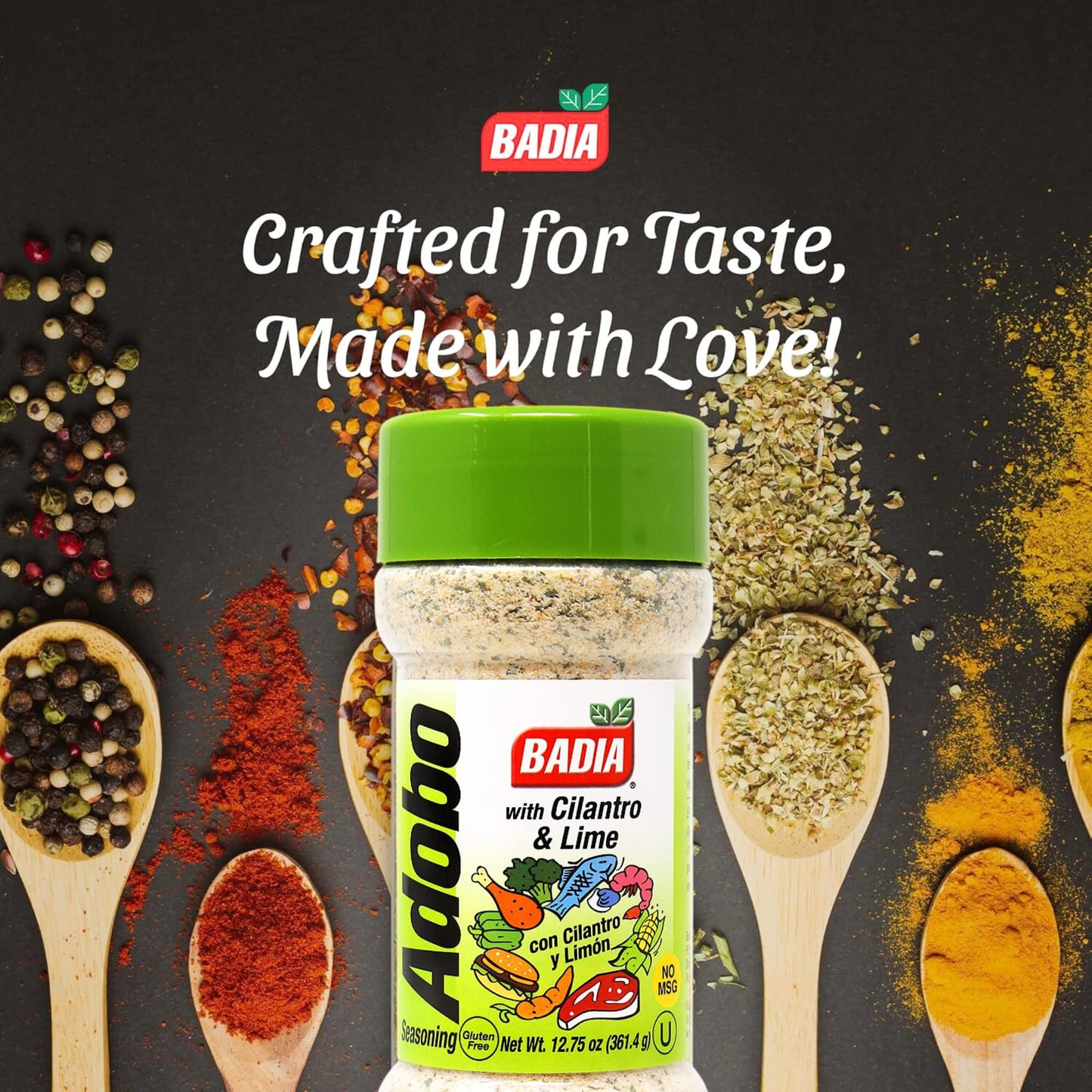 Badia Adobo with Cilantro Lime Seasoning, 12.75 Ounce (Pack of 1)