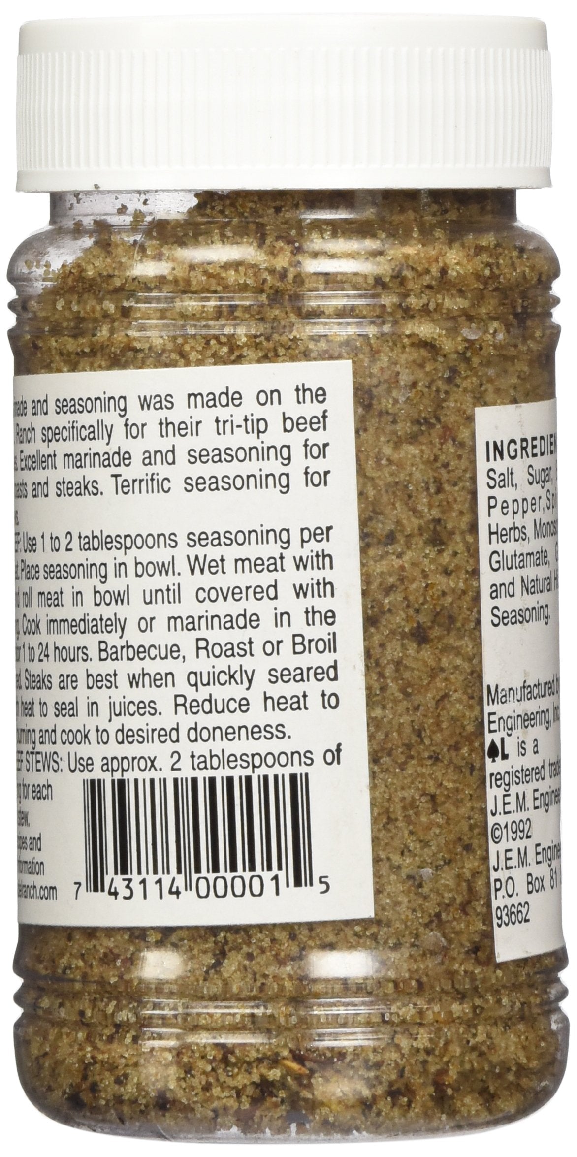 Spade L Ranch Beef Marinade and Seasoning 6 Oz. (1)