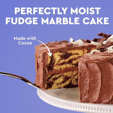 Duncan Hines Signature Cake Mix, Fudge Marble, 15.25 Oz