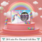 Unicorn Candy Swirl Lollipops Individually Wrapped 20pk- Unicorn Lollipop Candy Bulk For Unicorn Party Favors & Rainbow Party Fa