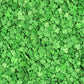 St. Patricks Day Sprinkles - 10 Oz - Green Shamrock Sprinkles - Clover Cupcake Toppings - Bulk Shamrock Shaped Quins For Cookies