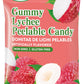 GT Gummy Lychee Peelable Candy, 3.7 oz, Non GMO, Gluten Free