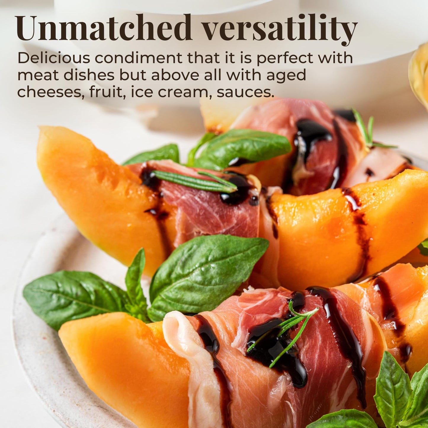 FONDO MONTEBELLO Balsamic Glaze Dressing - Dense and Delicious, 16.91 Fl Oz (500ml), Imported from Italy