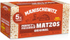 Manischewitz Passover Matzo, 5x1lbs Boxes (Total 5 Boxes) Freshly Baked for Passover 2026 | Just 2 Ingredients | Airy, Thin, Cri