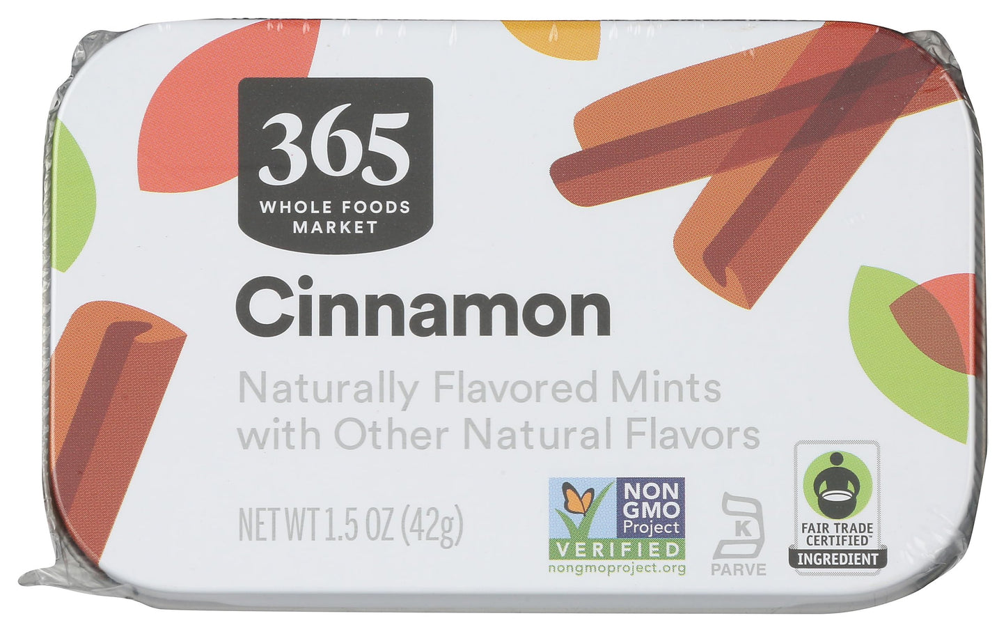 365 by Whole Foods Market Cinnamon Mints, 1.5 Ounce, Pack of 1