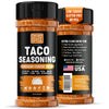 Taco Seasoning Mix Cheddar Cheese Powder - Gluten Free & Low Sodium Mild Cheesy Mexican Seasoning Blend for Taco Tuesday Night. 