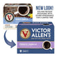 Victor Allens Coffee Single Serve Pods, French Vanilla, Medium Roast, 80 Count, Compatible with Keurig K-Cup malt-inspired, Brown