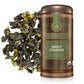 Teabloom Organic Oolong Tea, Milky Oolong Loose Leaf Tea, Rolled Leaves Famous for its Milky Taste and Silky Texture, 3.53 oz/10
