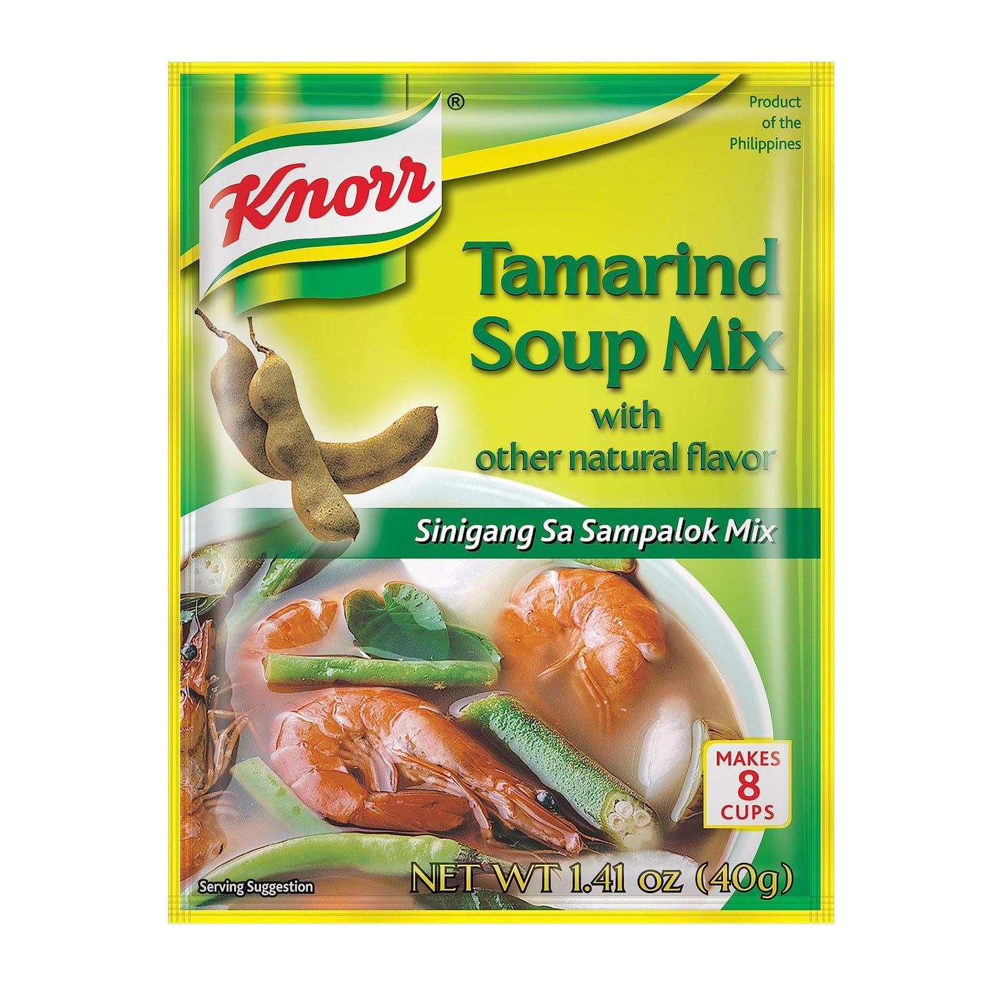Knorr Tamarind Soup Mix, Sinigang sa Sampalok, 1.41oz (Pack of 2)