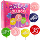 Cheer Tattoo Lollipops, Team Party Favor Candy Gifts, Individually Wrapped Suckers, Pack Of 24