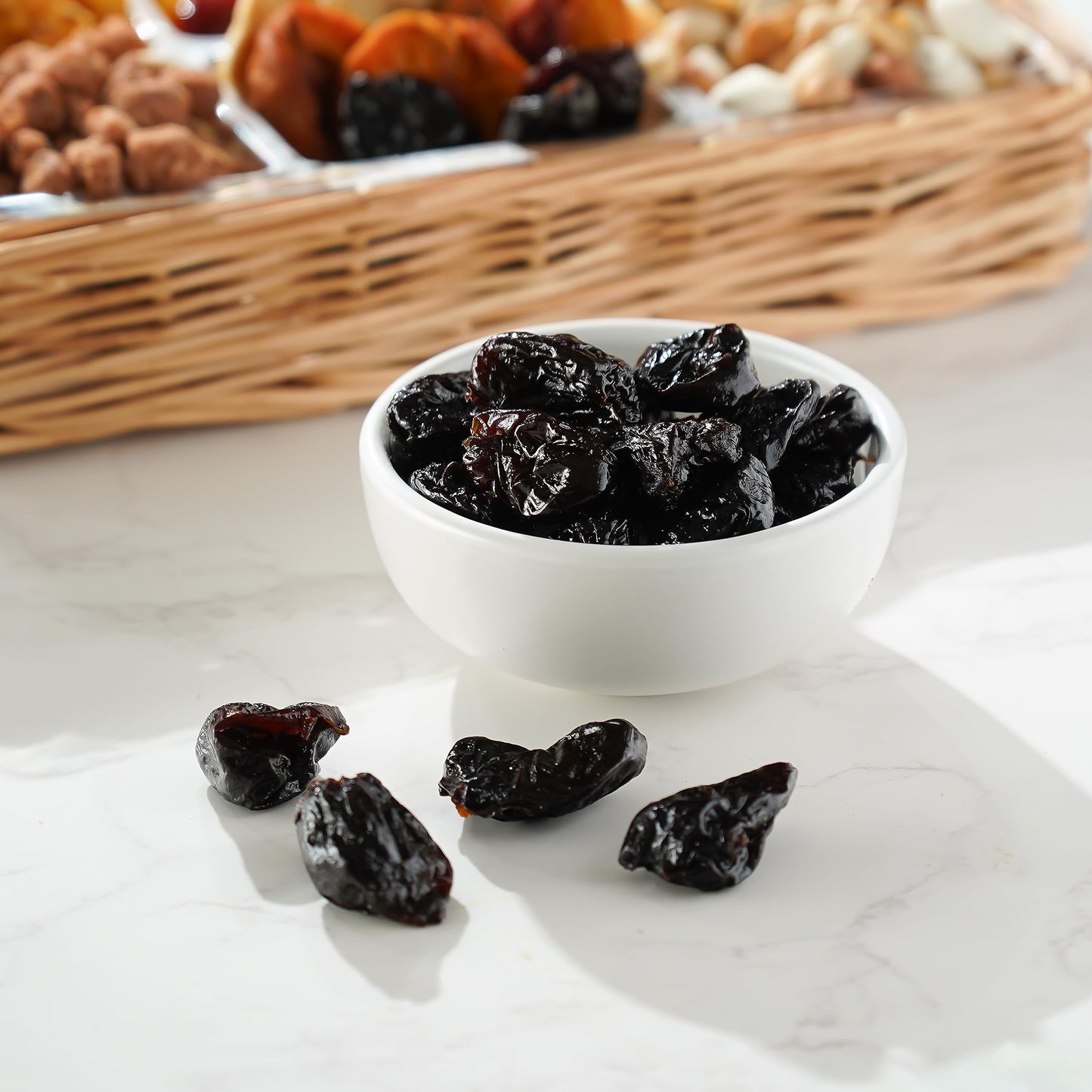 Broadway Basketeers Nuts & Dried Fruit Gift Basket A Healthy Birthday Gourmet Gift Tray For Celebration