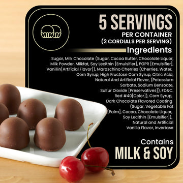 Queen Anne French Vanilla Chocolate Covered Cordial Cherries | 6.6 Oz (Pack Of 12) | 10 Piece Gift Boxes | Whole Maraschino Cher