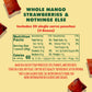 Solely - Organic Mango & Strawberry Whole Fruit Gummies (Pack Of 4, 5 Bags Per Box) - Real Fresh Fruit - Healthy Snacks For Adul