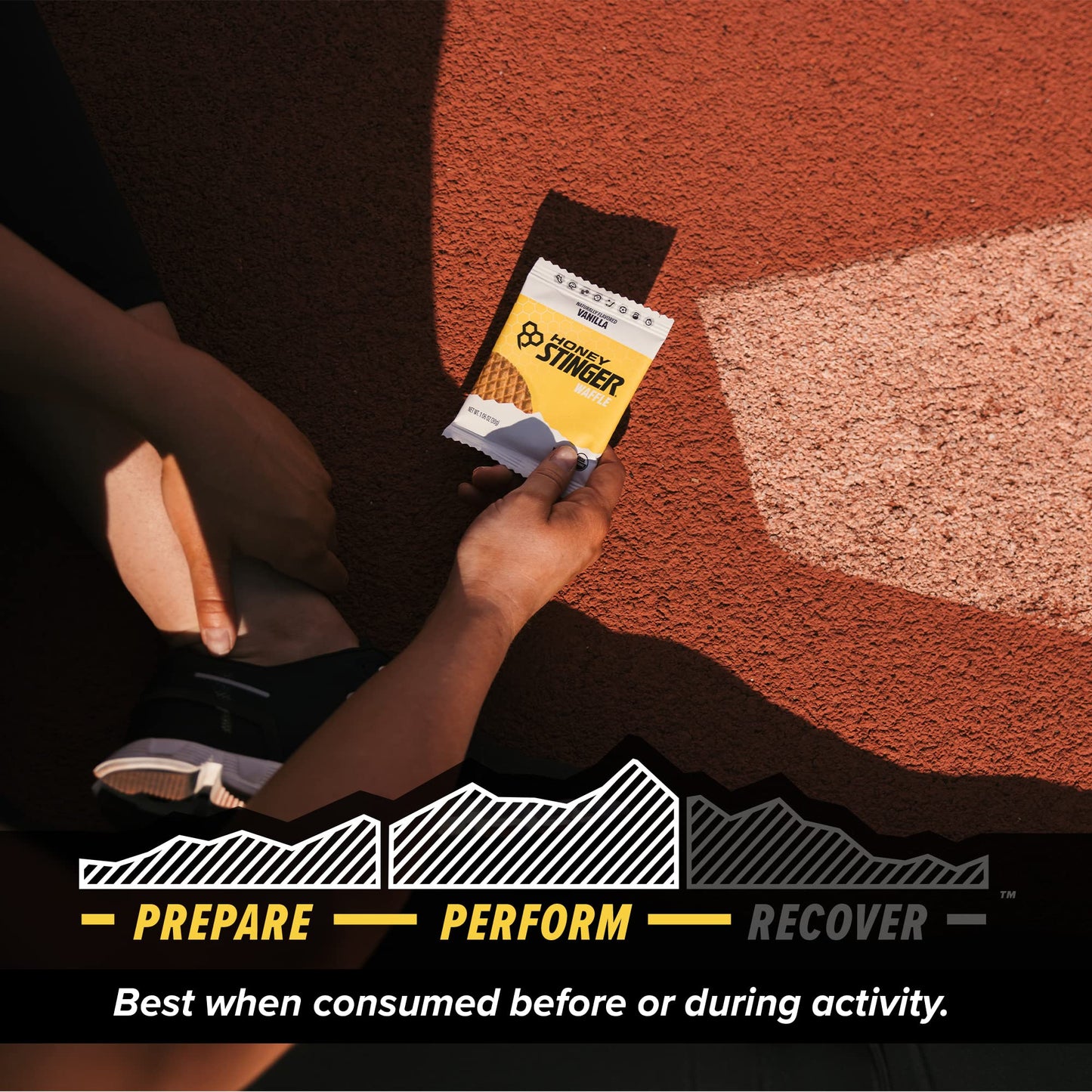 Honey Stinger Organic Vanilla Waffle | Energy Stroopwafel for Exercise, Endurance and Performance | Sports Nutrition for Home &