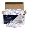 Teonas 152 White Sugar Cubes - Individually Wrapped 1 LB Box | 100% Beet Root - Perfect Size for Tea & Coffee | Raw Sugar Cubes 