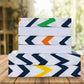 Elegant Comfort Luxury Soft Bed Sheets Chevron Pattern 1500 Thread Count Percale Egyptian Quality Softness Wrinkle And Fade Resi