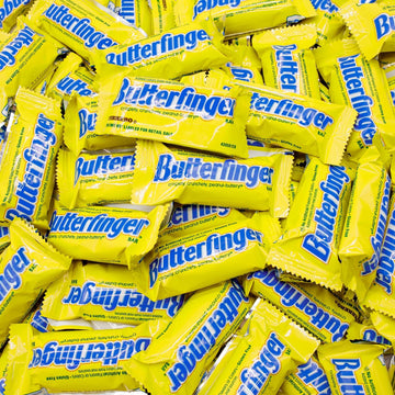BUTTERFINGER Candy Bars 3 lb - Anti Melt Pack, Crunchy Peanut Center, Chocolatey Shell, Individually Wrapped, Bulk Resealable Ba