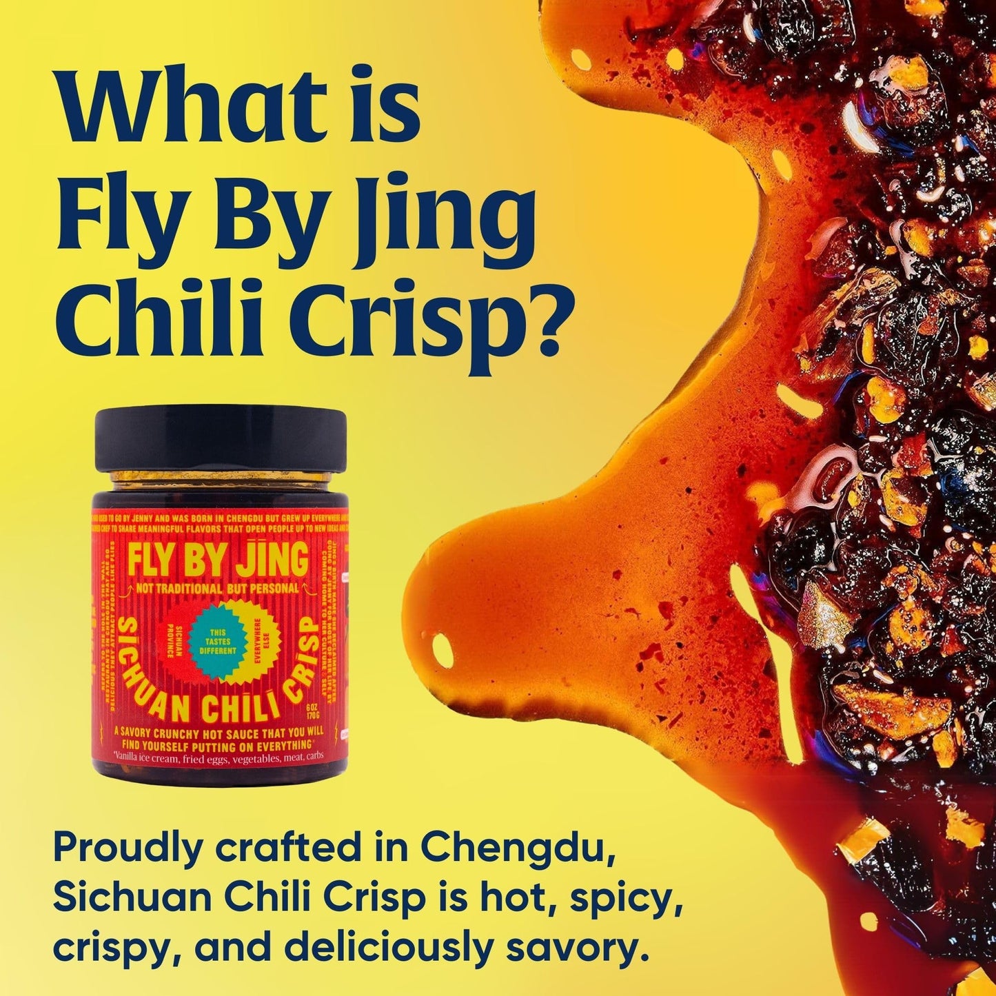 Lundberg X Fly By Jing Chili Crisp Rice - Microwave Ready in 90 Seconds  Regenerative Organic Jasmine Rice with Chili Crisp Seasoning  Gluten-Free  8oz Pouch