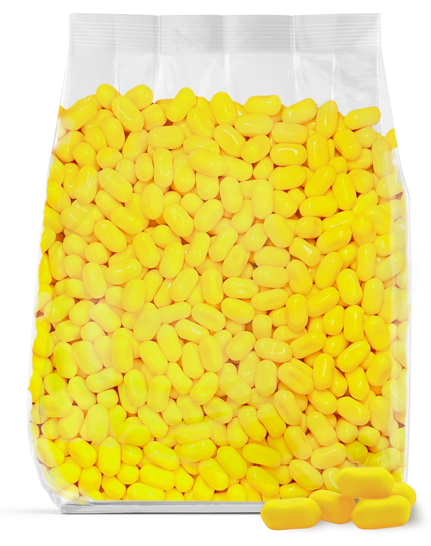 Taboom Laffy Bites Gone Bananas 2lb Bulk Chewy Gummy Candy - Banana Flavor with Filling
