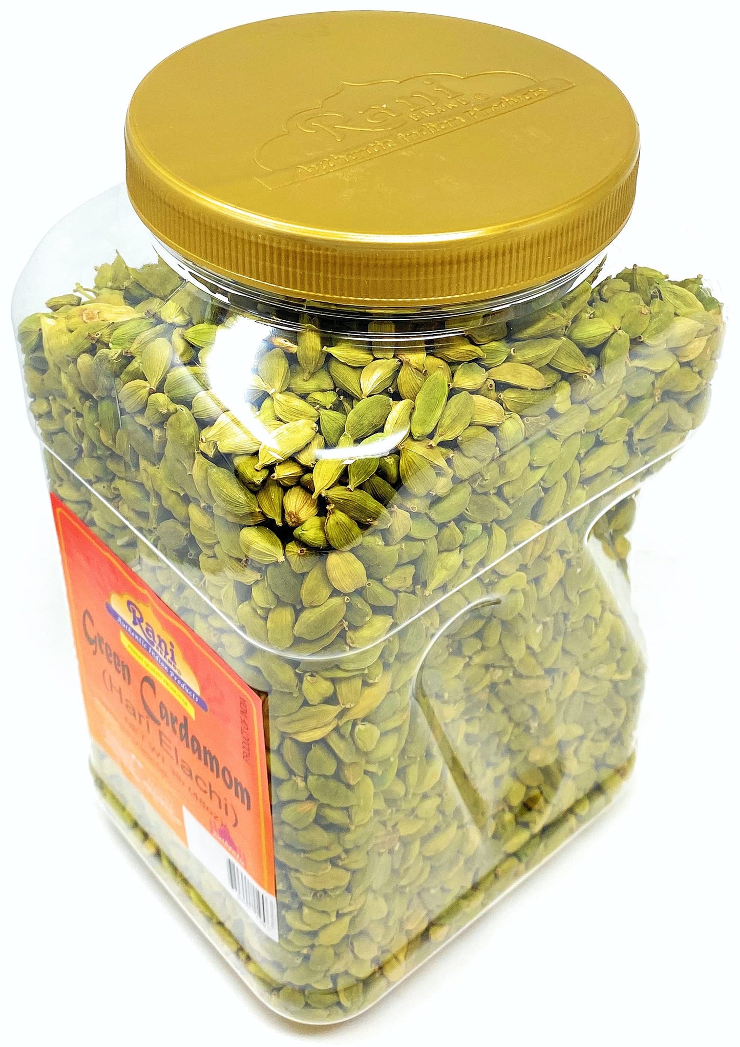 Rani Green Cardamom Pods Spice (Hari Elachi) 48Oz (3Lbs) 1.36Kg Pet Jar ~ All Natural | Vegan | Gluten Friendly | Non-Gmo | Prod