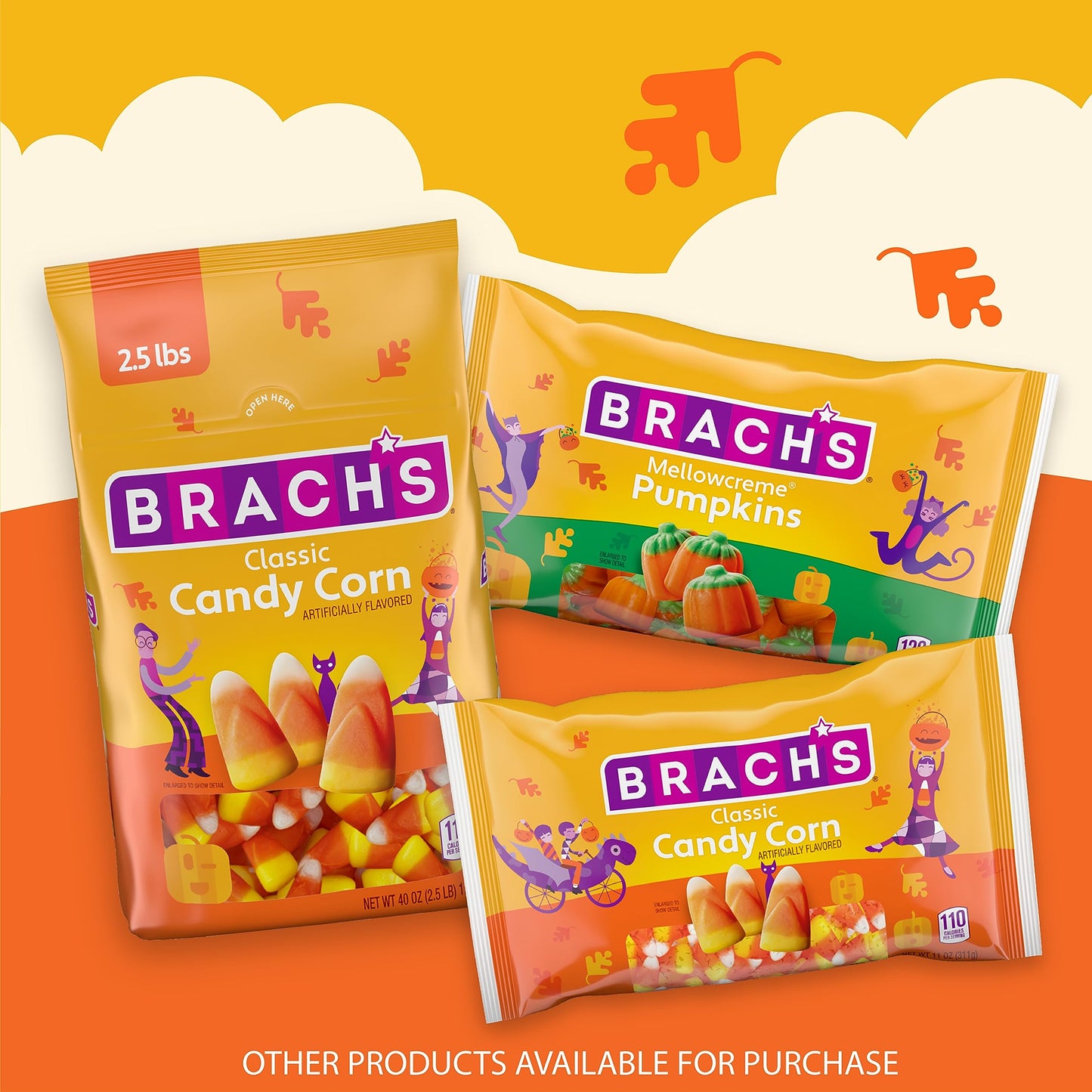 Brach'S Pumpkin Mellowcremes, Halloween Candy, 11 Oz Bag