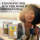 BLUE LOTUS CHAI Organic Rooibos Masala Chai Powder - Caffeine-Free, Gluten-Free, 8 Ounce, Makes 265 Cups