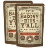 All Y alls Foods Plant Based Bacony Bits | Big and Crunchy Vegan Bacon Snacks | Non-GMO, Gluten Free, High Protein, Vegetarian 