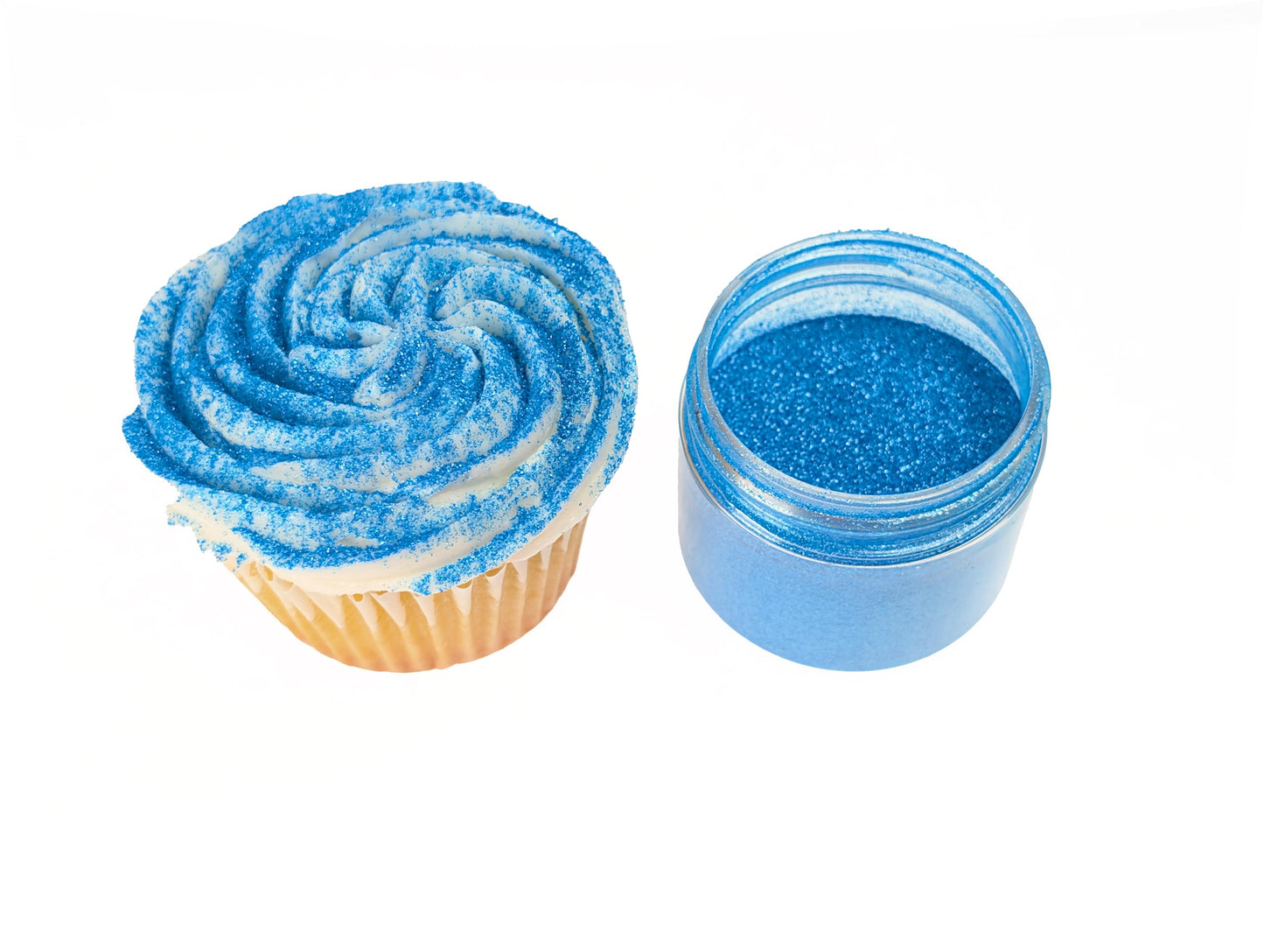 Decosavour Blue Edible Glitter for Cakes, Drinks & Chocolate - 15g Dazzle Dust Powder, Vegan, Gluten Free