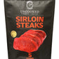 FOREVER FOODS Uncooked Freeze-Dried Sirloin Steaks | 5-Count | Family Pack | Equivalent to 2 lbs.