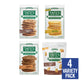 Tates Bake Shop Gluten Free Cookies Variety Pack, 4 Bags, Lemon, Ginger Zinger, Chocolate Chip, Small, Brown/Yellow/Orange