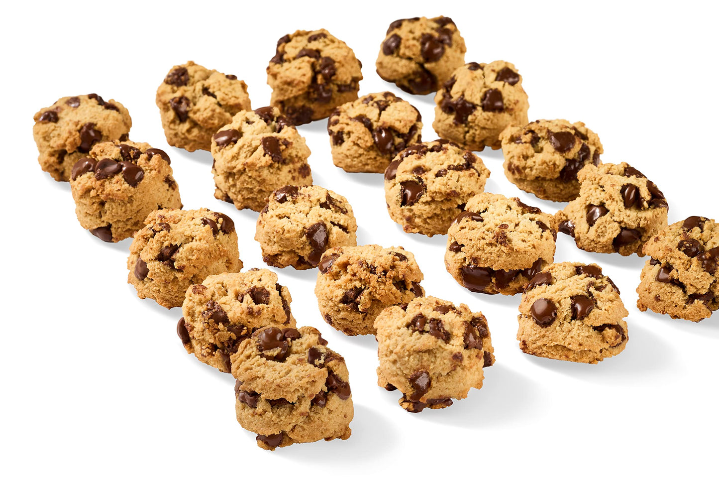 Real Chocolate Chip Mini Cookie Poppers – Bite-Sized Gluten Free Semi Soft Baked Cookies – Dairy Free, Vegan, Kosher, Paleo – Delicious Mini Chocolate Chip Cookies (4.5 Oz)