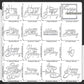 15 Pcs Silver Happy Birthday Cake Toppers Mirror Acrylic Cake Topper Side Cake Decorations Silver Cake Inserts Cake Decorating S