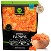 Nut Cravings Dried Papaya Chunks, Sweet Snack, 16oz (1 LB), All Natural, Vegan, Kosher Certified